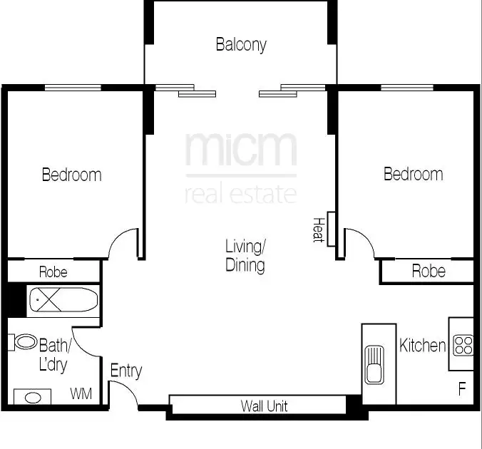 Floorplan of Homely apartment listing, 11/416 St Kilda Road, Melbourne VIC 3004