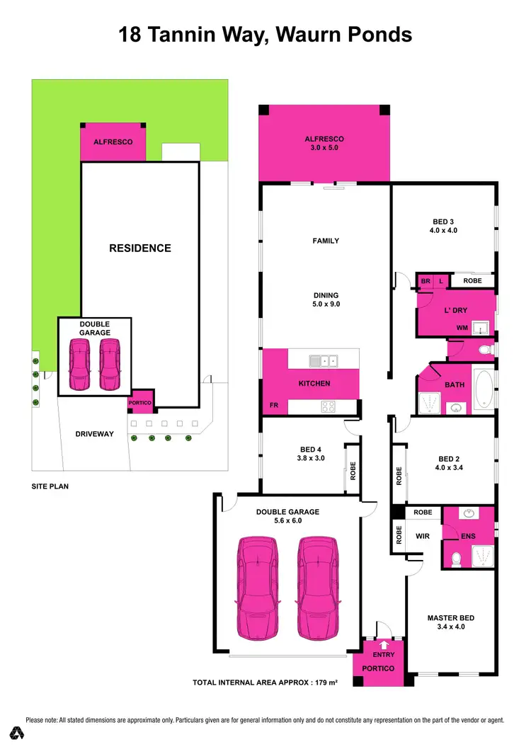Floorplan of Homely house listing, 18 Tannin Way, Waurn Ponds VIC 3216