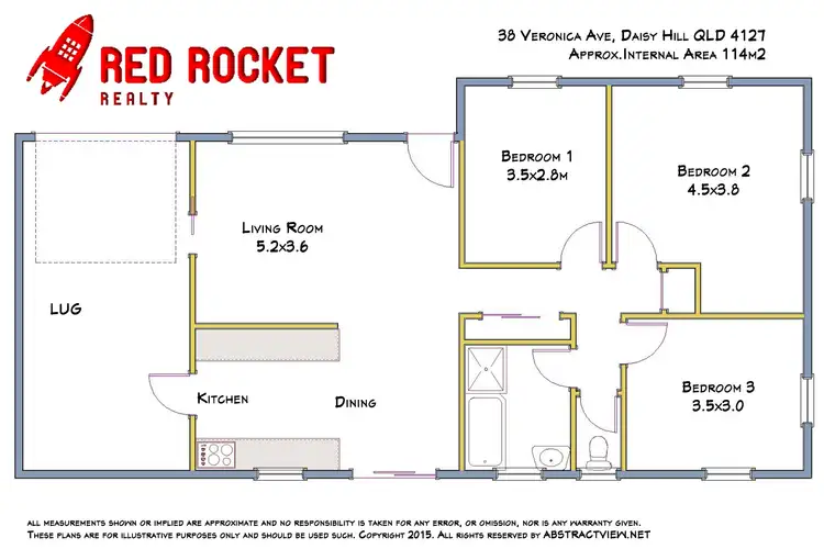 Floorplan of Homely house listing, 38 Veronica Avenue, Daisy Hill QLD 4127