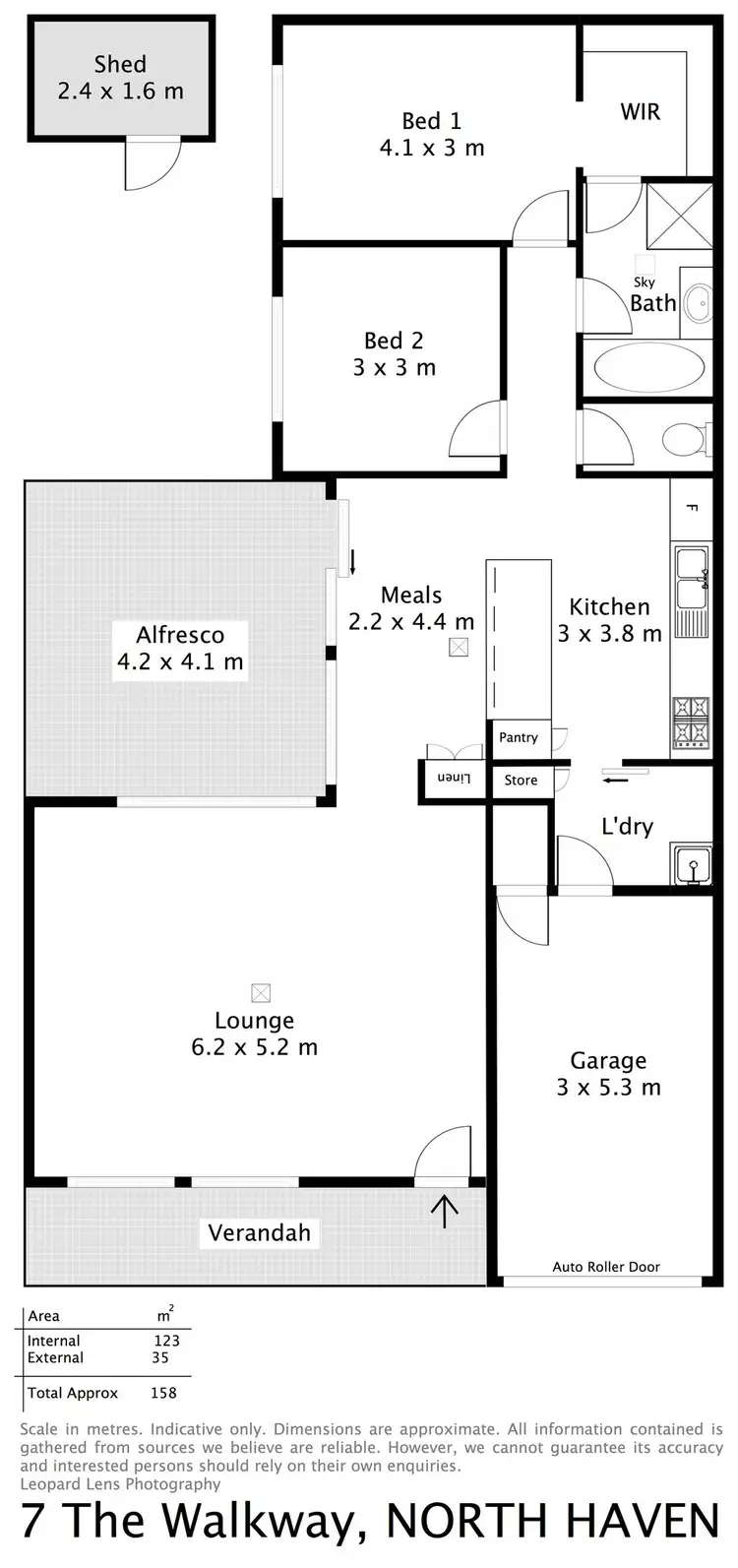 Floorplan of Homely house listing, 7 The Walkway, North Haven SA 5018