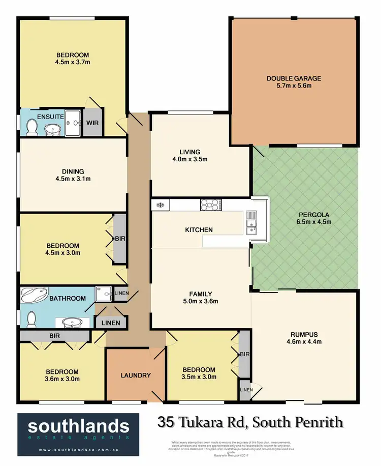 Floorplan of Homely house listing, 35 Tukara Road, South Penrith NSW 2750