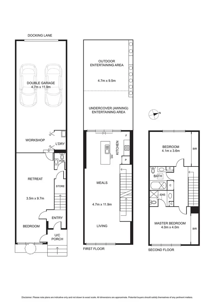 Floorplan of Homely house listing, 3 Foundry Way, Docklands VIC 3008