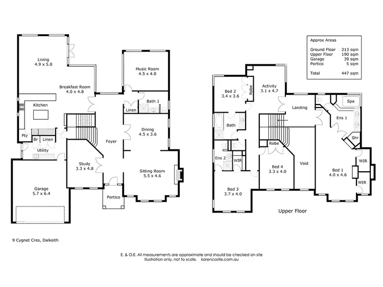 Floorplan of Homely house listing, 9 Cygnet Crescent, Dalkeith WA 6009