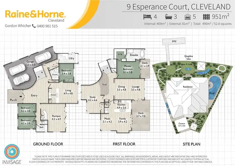 Floorplan of Homely house listing, 9 Esperance Court, Raby Bay QLD 4163