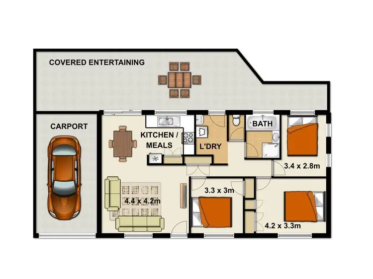 Floorplan of Homely house listing, 17 Surman Street, Loganlea QLD 4131