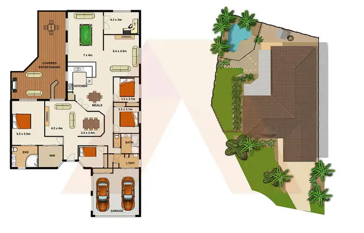 Floorplan of Homely house listing, 23 Wyalo Crct, Parkinson QLD 4115