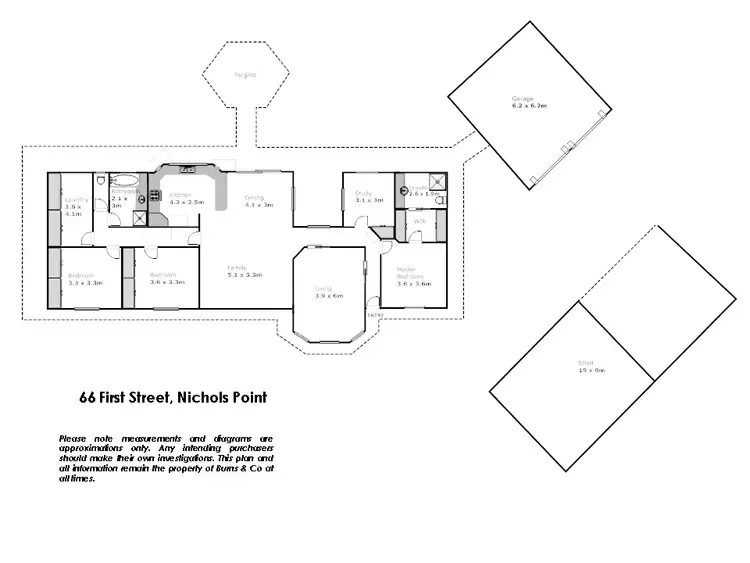 Floorplan of Homely house listing, 66 First Street, Nichols Point VIC 3501