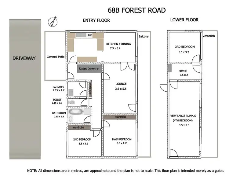 Floorplan of Homely house listing, 68B Forest Rd, Trevallyn TAS 7250