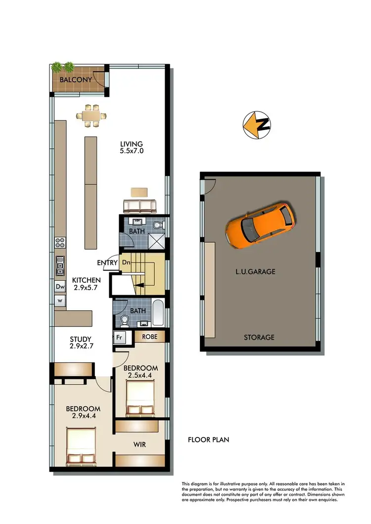 Floorplan of Homely apartment listing, 5/6-8 Sandridge Street, Bondi Beach NSW 2026