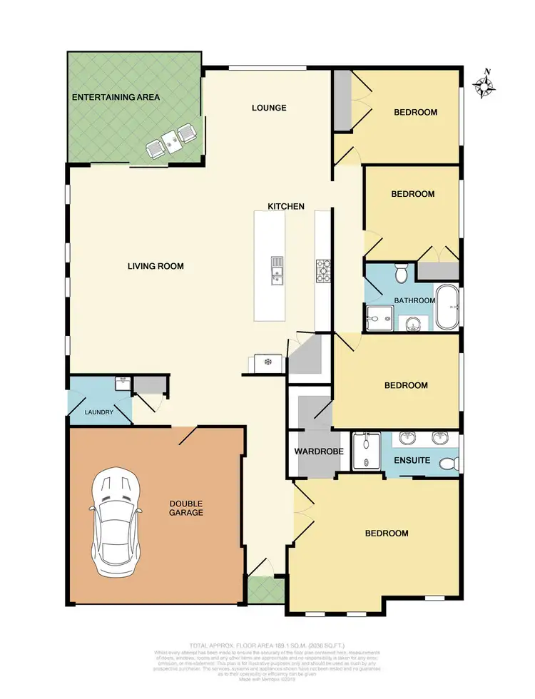 Floorplan of Homely house listing, 44 Bradbury Street, Moorebank NSW 2170