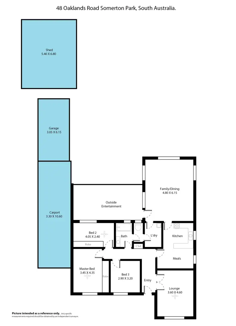 Floorplan of Homely house listing, 48 Oaklands Rd, Somerton Park SA 5044