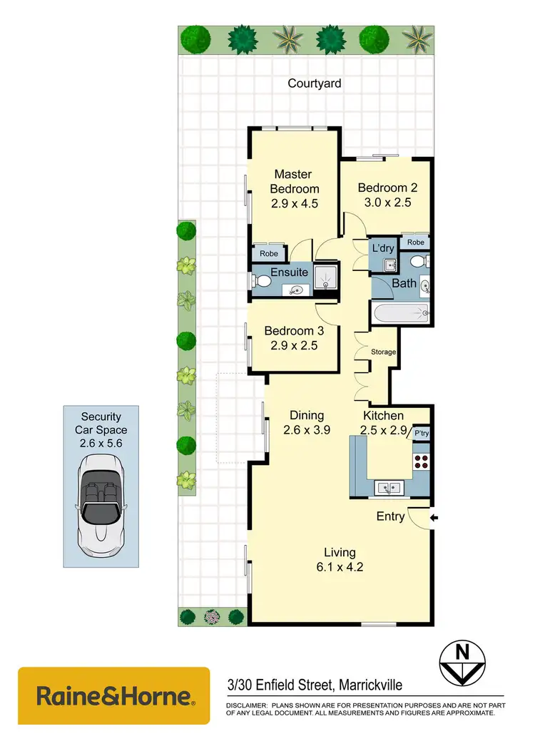 Floorplan of Homely apartment listing, 3/30 Enfield Street, Marrickville NSW 2204