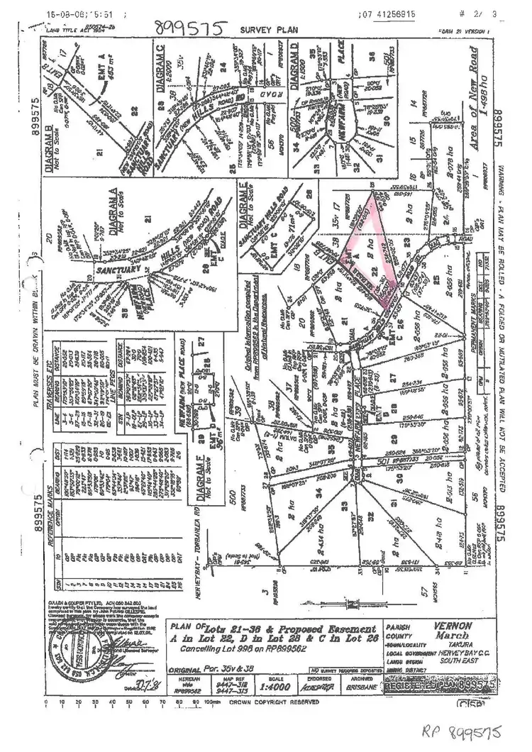 Floorplan of Homely land listing, 191 Sanctuary Hills Road, Takura QLD 4655