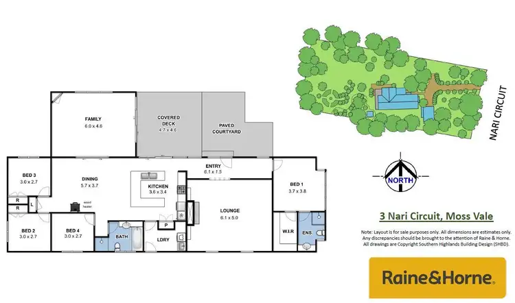 Floorplan of Homely house listing, .3 Nari Circuit, Moss Vale NSW 2577