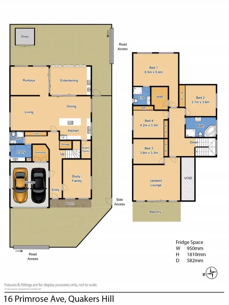 Floorplan of Homely house listing, 16 Primrose Street, Quakers Hill NSW 2763