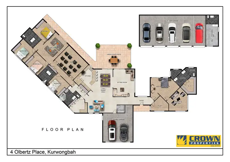 Floorplan of Homely house listing, 2 Olbertz Place, Kurwongbah QLD 4503