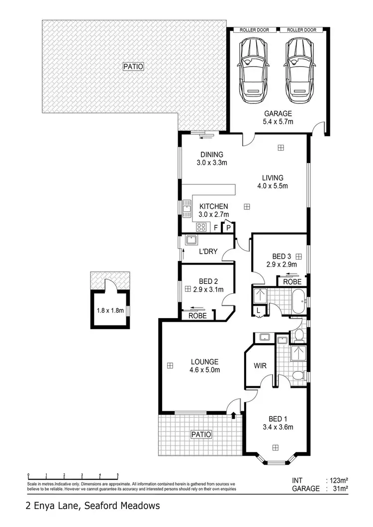 Floorplan of Homely house listing, 2 Enya Lane, Seaford Meadows SA 5169