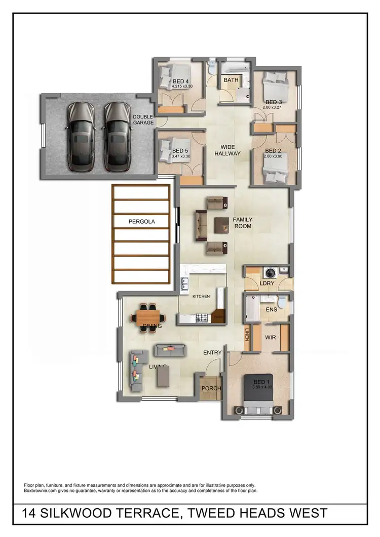 Floorplan of Homely house listing, 14 Silkwood Terrace, Tweed Heads West NSW 2485