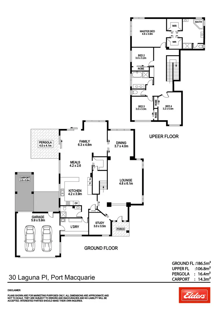 Floorplan of Homely house listing, 30 Laguna Place, Port Macquarie NSW 2444