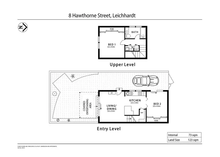 Floorplan of Homely townhouse listing, 8 Hawthorne Street, Leichhardt NSW 2040