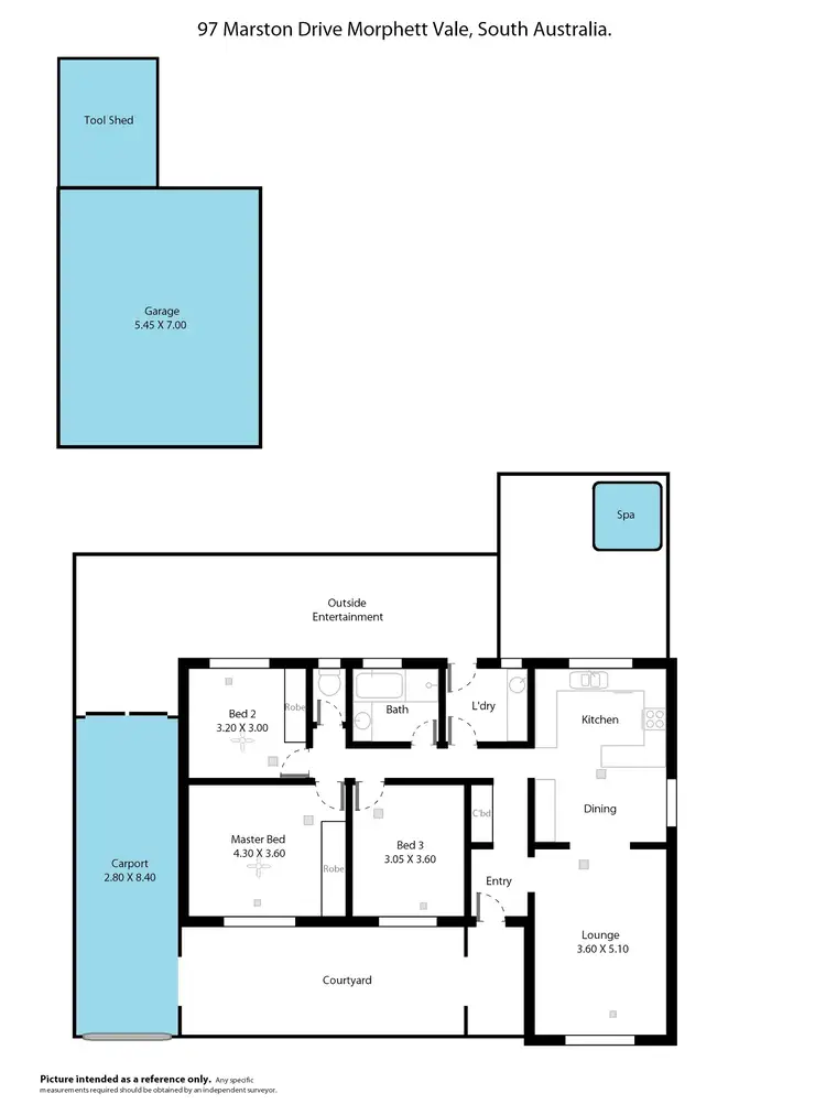 Floorplan of Homely house listing, 97 Marston Drive, Morphett Vale SA 5162