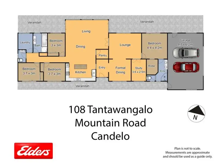 Floorplan of Homely rural property listing, 108 Tantawangalo Mtn Rd, Candelo NSW 2550