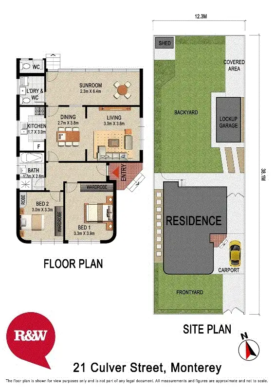 Floorplan of Homely house listing, 21 Culver Street, Monterey NSW 2217