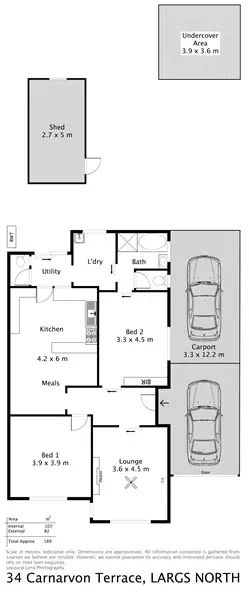 Floorplan of Homely house listing, 34 Carnarvon Terrace, Largs North SA 5016