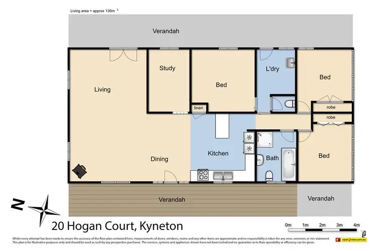 Floorplan of Homely house listing, 20 Hogan Court, Kyneton VIC 3444