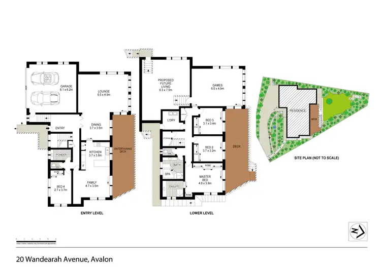 Floorplan of Homely house listing, 20 Wandearah Avenue, Avalon NSW 2107