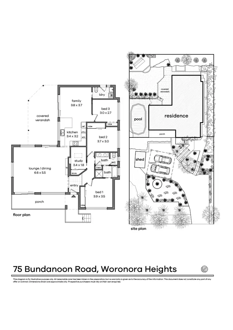 Floorplan of Homely house listing, 75 Bundanoon Road, Woronora Heights NSW 2233