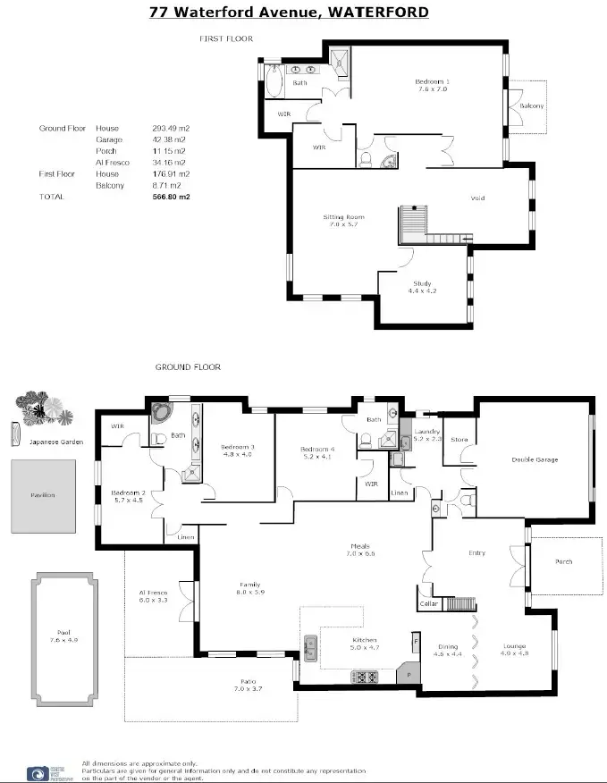 Floorplan of Homely house listing, 77 Waterford Avenue, Waterford WA 6152