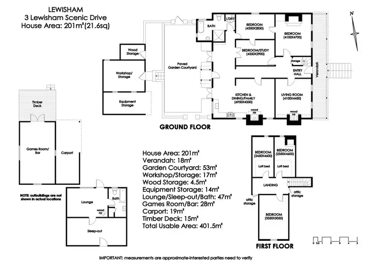 Floorplan of Homely house listing, 3 Lewisham Scenic Drive, Lewisham TAS 7173