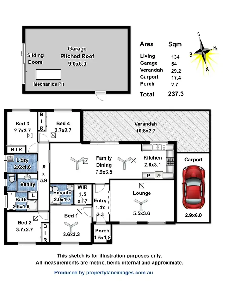 Floorplan of Homely house listing, 11 Blackwood Drive, Craigmore SA 5114