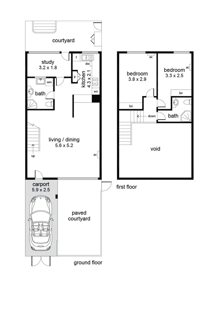 Floorplan of Homely house listing, 1/40 Warwick Street, Walkerville SA 5081