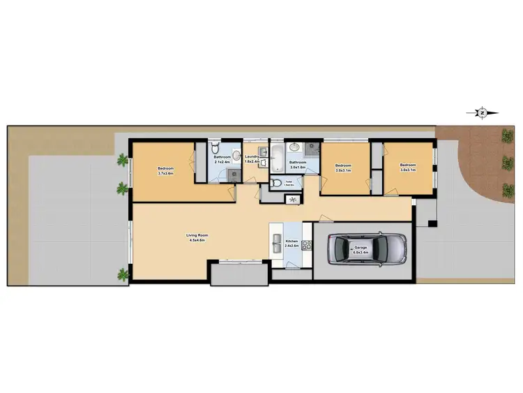 Floorplan of Homely house listing, 9 Brimstone  Drive, Tarneit VIC 3029