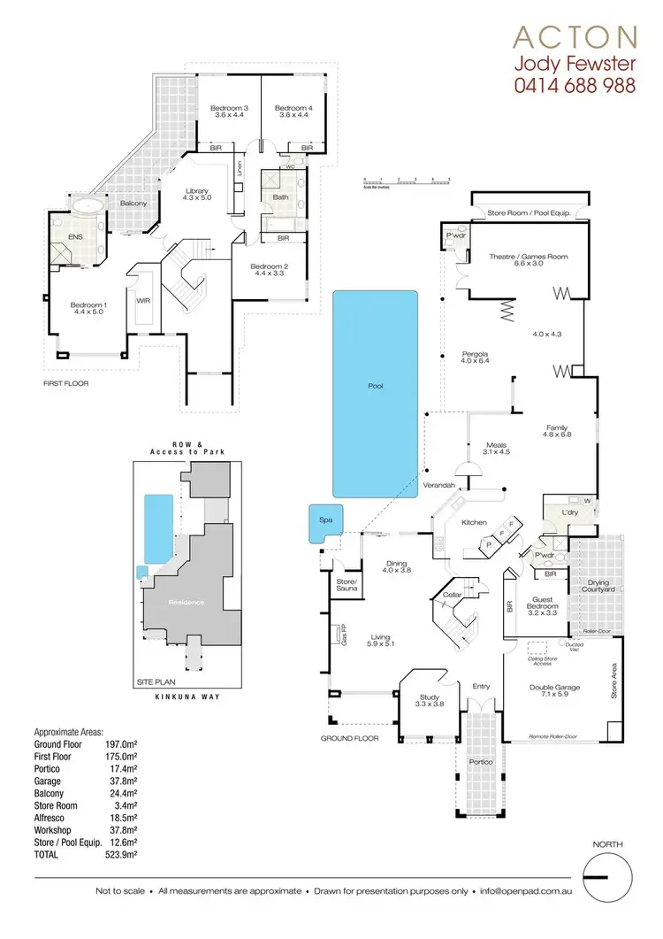Floorplan of Homely house listing, 21 Kinkuna Way, City Beach WA 6015