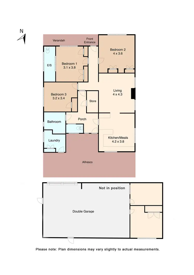 Floorplan of Homely house listing, 319 Humffray Street North, Brown Hill VIC 3350
