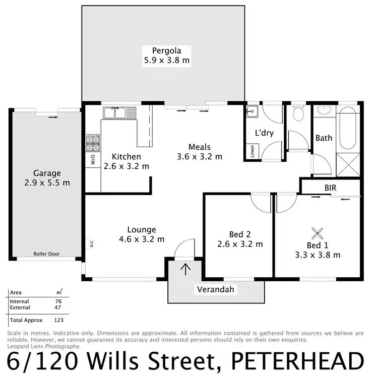 Floorplan of Homely house listing, 6/120 Wills Street, Peterhead SA 5016
