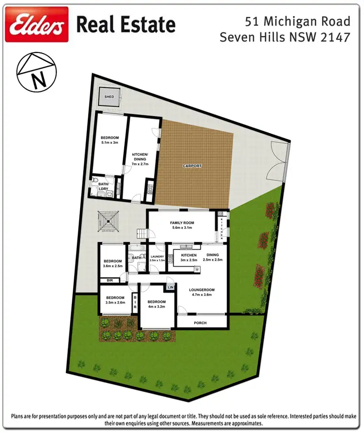 Floorplan of Homely house listing, 51 Michigan Road, Seven Hills NSW 2147