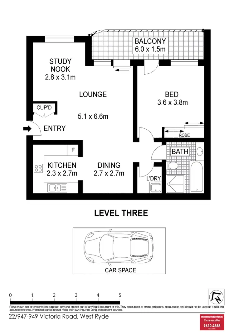 Floorplan of Homely apartment listing, 22/947-949 Victoria Road, West Ryde NSW 2114