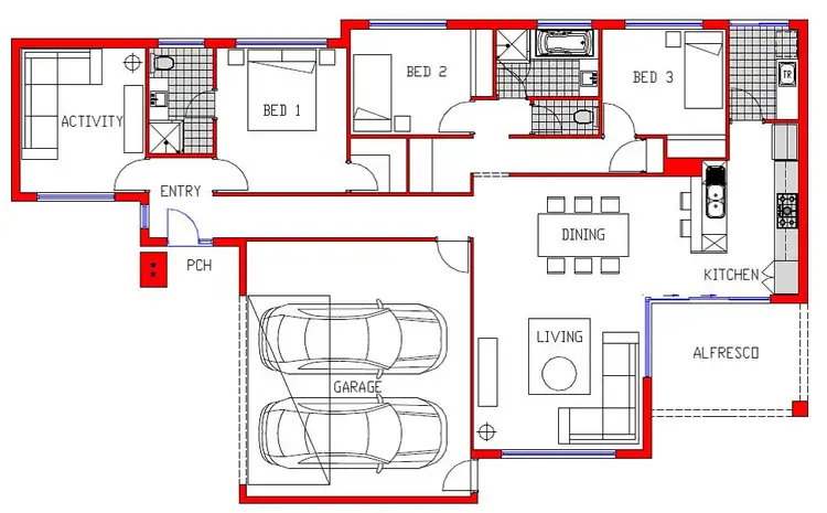 Floorplan of Homely house listing, 5 B Kennedy Road, Morley WA 6062