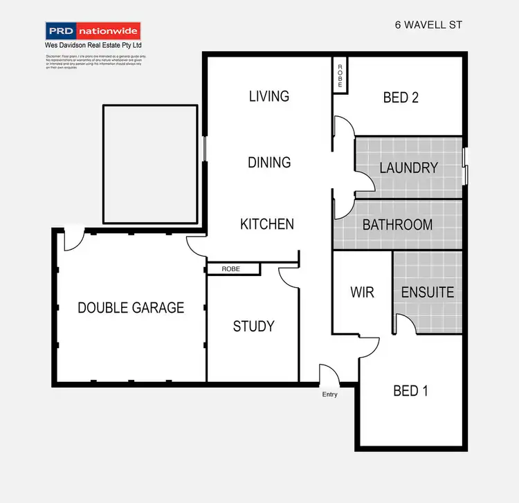 Floorplan of Homely house listing, 6 Wavell Street, Horsham VIC 3400