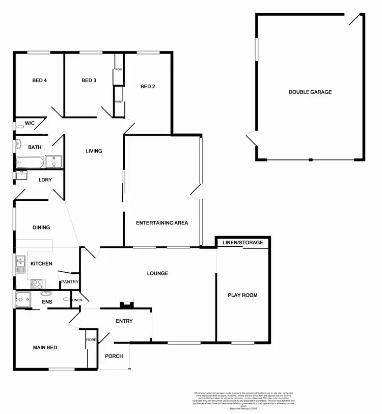 Floorplan of Homely house listing, 122 Collinson Street, Tenambit NSW 2323