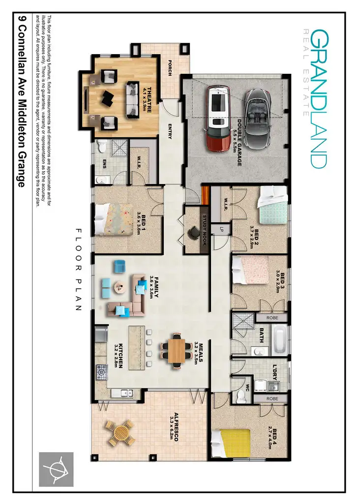 Floorplan of Homely house listing, 9 Connellan Avenue, Middleton Grange NSW 2171