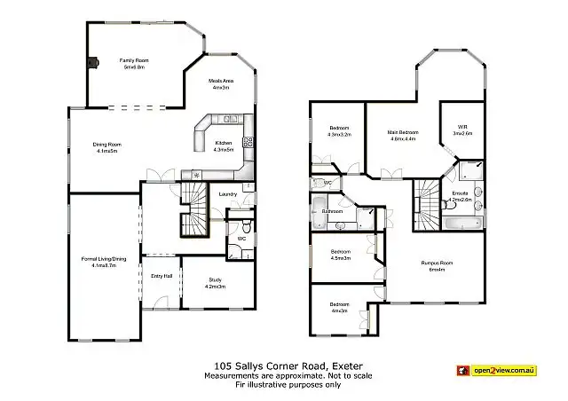 Floorplan of Homely rural property listing, 105 Sallys Corner Road, Exeter NSW 2579