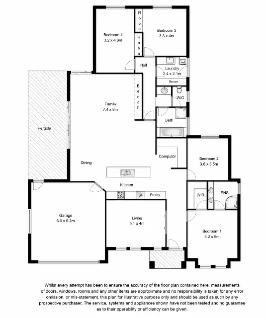 Floorplan of Homely house listing, 29 Ash Court, Mount Gambier SA 5290