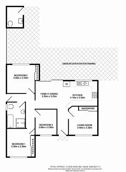 Floorplan of Homely house listing, 5 Orsino Place, Rosemeadow NSW 2560