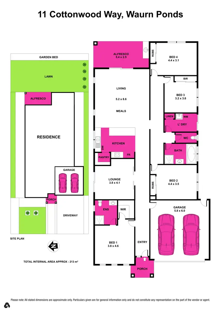 Floorplan of Homely house listing, 11 Cottonwood Way, Waurn Ponds VIC 3216