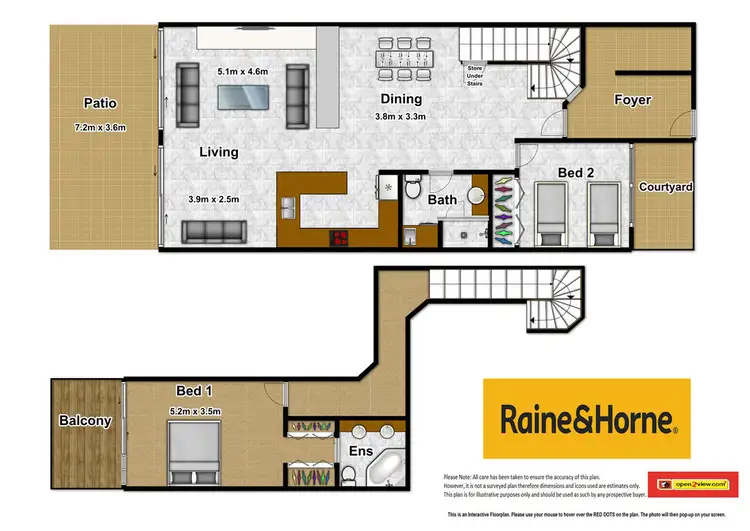 Floorplan of Homely unit listing, Villa 121/1 Port Douglas Rd (Mirage), Port Douglas QLD 4877